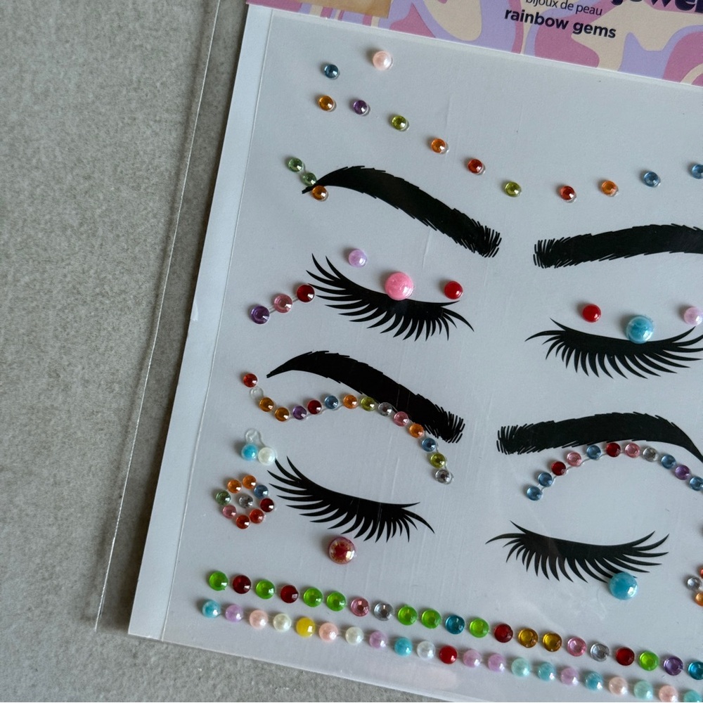 Tarte Festival Szn Jewels Rainbow Gems Face & Body Stickers - Picture 2 of 4